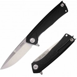 Couteau Acta Non Verba Z100 Lame Drop Point Acier N690 Manche G10 Linerlock Clip ANVZ100008 - Livraison Gratuite