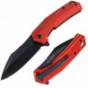 Couteau Tac Force A/O Lame Acier 3Cr13MoV Manche Alu Rouge Linerlock Clip TF2018RD - Livraison Gratuite