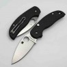 Couteau Spyderco Sage 6 Button Compression Manche FCarbone/G10 Lame Acier CPM-S30V Clip SC123CFBCLP - Livraison Gratuite