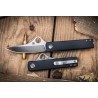 Couteau Spyderco Essenza Manche Aluminium Lame Acier N690Co Linerlock Made in Italy SC272ALBKP - Livraison Gratuite
