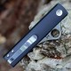 Couteau Spyderco Essenza Manche Aluminium Lame Acier N690Co Linerlock Made in Italy SC272ALBKP - Livraison Gratuite