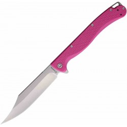 Couteau Daggerr Pero Pink Lame Bowie Acier 8Cr14MoV Manche FRN Linerlock Clip DGRPRFPKSW - Livraison Gratuite