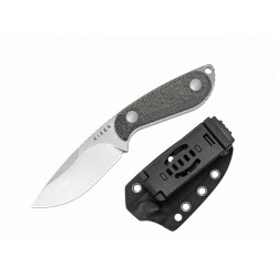 Couteau Kizer ICE BUDDY Lame Drop Point Acier 14C28N Manche Micarta Black Etui Kydex KI1081A8 - Livraison Gratuite
