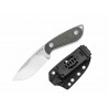 Couteau Kizer ICE BUDDY Lame Drop Point Acier 14C28N Manche Micarta Black Etui Kydex KI1081A8 - Livraison Gratuite