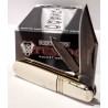 Couteau Rough Ryder Tuxedo Slip Joint Barlow Double Lame Clip/Pen Acier 440 Manche Micarta Blanc RR2669 - Livraison Gratuite