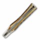 Couteau Queen Cutlery Lame Clip Point Acier Carbone 1095 Manche Bois Cerf Backlock USA QGSH106 - Livraison Gratuite