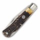 Couteau Queen Cutlery Lame Clip Point Acier Carbone 1095 Manche Bois Cerf Backlock USA QGSH106 - Livraison Gratuite