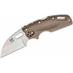 Couteau Cold Steel Tuff Lite Flat Dark Earth Lame Acier AUS-8 Poignée Griv-Ex Lockback Clip CS20LTF - Livraison Gratuite