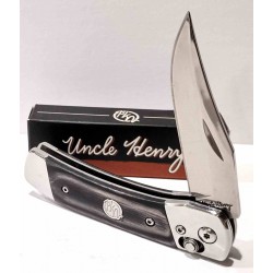 Couteau Uncle Henry PLB5 Lame Clip Point Acier 7Cr Manche Bois Pivot Lock Clip SCH1222009 - Livraison Gratuite