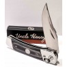 Couteau Uncle Henry PLB5 Lame Clip Point Acier 7Cr Manche Bois Pivot Lock Clip SCH1222009 - Livraison Gratuite