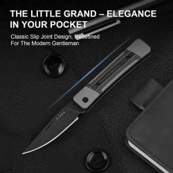 Couteau Kizer Little Grand Lame Acier Nitro-V Manche G10/Micarta Slipjoint KIV2670A2 - Livraison Gratuite