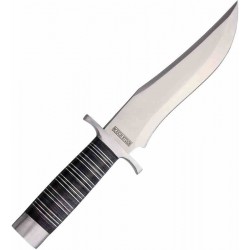 Couteau Poignard Rough Ryder Large Bowie Lame Acier Inox Manche Bois Étui Cuir RR2391 -Livraison Gratuite