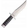 Couteau Poignard Rough Ryder Large Bowie Lame Acier Inox Manche Bois Étui Cuir RR2391 -Livraison Gratuite