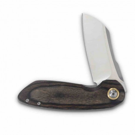 Couteau Rough Rider Bullfrog Lame Wharncliffe Acier 440 Manche Pakkawood Linerlock RR2673 - Livraison Gratuite
