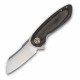 Couteau Rough Rider Bullfrog Lame Wharncliffe Acier 440 Manche Pakkawood Linerlock RR2673 - Livraison Gratuite