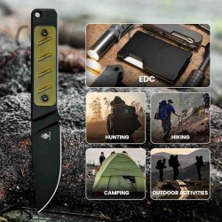 Couteau Kizer Smolt Lame Acier D2 Manche G10/Ultem (PEI) Étui Kydex KI1063A4 - Livraison Gratuite