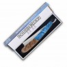 Couteau Rasoir Rough Ryder Pandora Swirl Razor Lame Acier 440 Manche Résine Bleue RR2649 - Livraison Gratuite