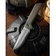 Couteau North Mountain Blade Lame TANTO Acier SLD-Magic San Mai Manche G10 Green Button Lock NMB2406G - Livraison Gratuite