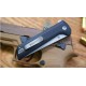 Couteau North Mountain Blade Lame TANTO Acier SLD-Magic San Mai Manche G10 Black Button Lock NMB2406B - Livraison Gratuite