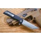 Couteau North Mountain Blade Lame TANTO Acier SLD-Magic San Mai Manche G10 Black Button Lock NMB2406B - Livraison Gratuite