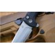 Couteau North Mountain Blade Lame TANTO Acier SLD-Magic San Mai Manche G10 Black Button Lock NMB2406B - Livraison Gratuite