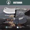 Couteau Condor K-Night Cleaver Lame Acier Carbone 1075 Manche Micarta Étui Kydex Salvador CTK133954HC - Livraison Gratuite
