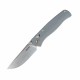 Couteau pliant SRM 255L-GK Ambi-Lock Lame Acier 10Cr15CoMoV Manche G10 Gris Clip SRM255LGT2 - Livraison Gratuite