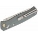 Couteau pliant SRM 255L-GK Ambi-Lock Lame Acier 10Cr15CoMoV Manche G10 Gris Clip SRM255LGT2 - Livraison Gratuite
