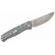 Couteau pliant SRM 255L-GK Ambi-Lock Lame Acier 10Cr15CoMoV Manche G10 Gris Clip SRM255LGT2 - Livraison Gratuite