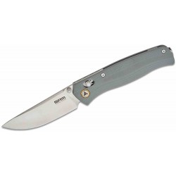 Couteau pliant SRM 255L-GK Ambi-Lock Lame Acier 10Cr15CoMoV Manche G10 Gris Clip SRM255LGT2 - Livraison Gratuite