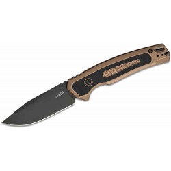 Couteau Kershaw Auto Launch 21 Automatique Lame Acier CPM-M4 Manche Alu FDE/G10 Made In USA KS7106 - Livraison Gratuite