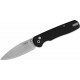 Couteau Kershaw Remnant Lame Spear Point Acier D2 SW Manche Micarta Noir KVT Button Lock KS2054 - Livraison Gratuite