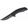 Couteau Kershaw Outright A/O Lame Upswept Serr Acier 8Cr13MoV Manche G10 /Acier Frame Lock Clip KS8320BLKST - Livraison Gratuite