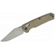 Couteau Kershaw Bel Air Green Lame Acier CPM-MagnaCut Manche Micarta DuraLock Clip Made USA KS6106 - Livraison Gratuite