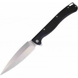 Couteau Daggerr Knives Vendetta Black Lame Dague Acier 8Cr14MoV SW Manche FRN Linerlock DGRVDFBKSW - Livraison Gratuite