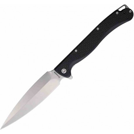 Couteau Daggerr Knives Vendetta Black Lame Dague Acier 8Cr14MoV SW Manche FRN Linerlock DGRVDFBKSW - Livraison Gratuite