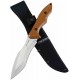 Couteau Tactique Tac Force Lame Fixe Acier 3Cr13MoV Manche Brown G10 Étui Nylon TFFIX120BN - Livraison Gratuite