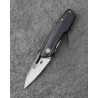 Couteau Bestech Toddler Black Lame Reverse Tanto Acier 14C28N 2 Tons Manche G10 KIVT BTKG64A - Livraison Gratuite