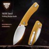 Couteau TRIVISA Koala-Y Ultem Lame Drop Point Acier N690 Crossbar Lock KIVT TVJM02YPN - Livraison Gratuite