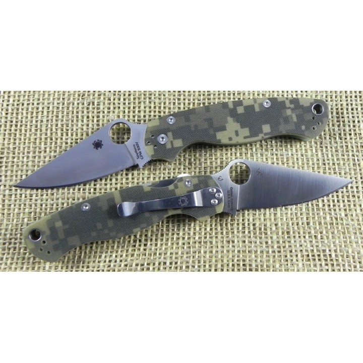 Couteau sc81gpcmo Spyderco Para Military Digital Camo 