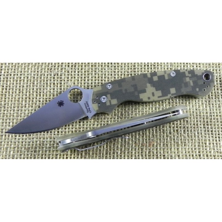 Couteau sc81gpcmo Spyderco Para Military Digital Camo 
