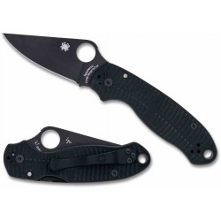 Couteau Spyderco Para 3 Salt Lame Acier CPM MagnaCut Manche G10 Noir Compression Lock USA SC223GMCBKP - Livraison Gratuite