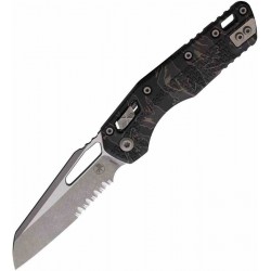 Couteau Microtech MSI AP Tiger Lame Acier M390MK Serr Manche Polymère Ram-Lok USA MCT210T11APPMTS - Livraison Gratuite