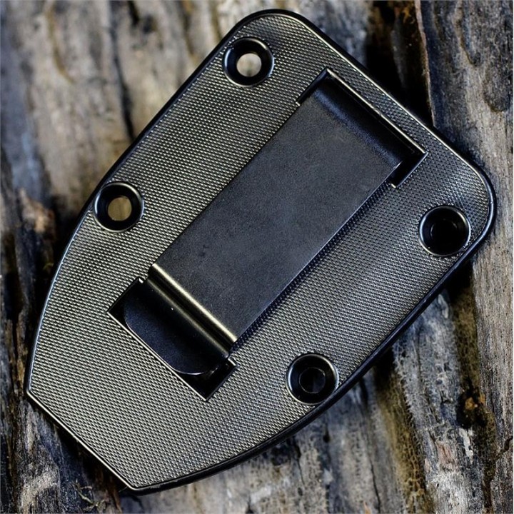 Couteau Esee Model 4 Acier 440C Manche Micarta Etui Kydex + Clip Made In USA ES4PB - Livraison Gratuite