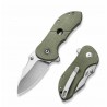 Couteau CIVIVI Gordo Green Lame Drop Point Acier D2 Satin Manche Micarta IKBS Linerlock Clip CIVC22018C2 - Livraison Gratuite