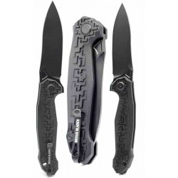 Couteau Brous Blades Bygones Lame Acier D2 Manche G10 Noir Linerlock USA BRB278 - Livraison Gratuite
