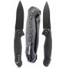 Couteau Brous Blades Bygones Lame Acier D2 Manche G10 Noir Linerlock USA BRB278 - Livraison Gratuite