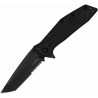 Couteau Kershaw Brawler A/O Lame Tanto Acier 8Cr13MoV Serr Manche Fibre De Verre Liner Lock KS1990ST - Livraison Gratuite