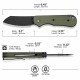 Couteau CIVIVI Crabby Od Green Acier 14C28N Manche G10 Liner Lock KIVT Clip CIVC240551 - Livraison Gratuite