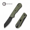 Couteau CIVIVI Crabby Od Green Acier 14C28N Manche G10 Liner Lock KIVT Clip CIVC240551 - Livraison Gratuite